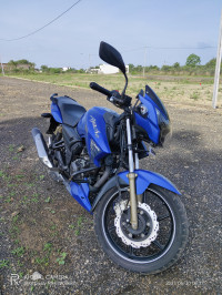 Blue TVS Apache RTR 180 ABS