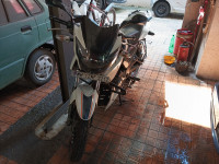 White And Black TVS Apache RTR 160