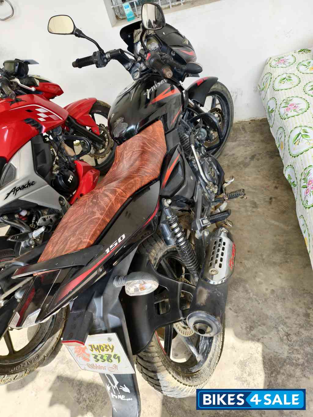 Red And Black Bajaj Pulsar 150 DTSi
