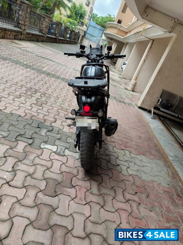 Mambo Black Yezdi Adventure Single Headlight