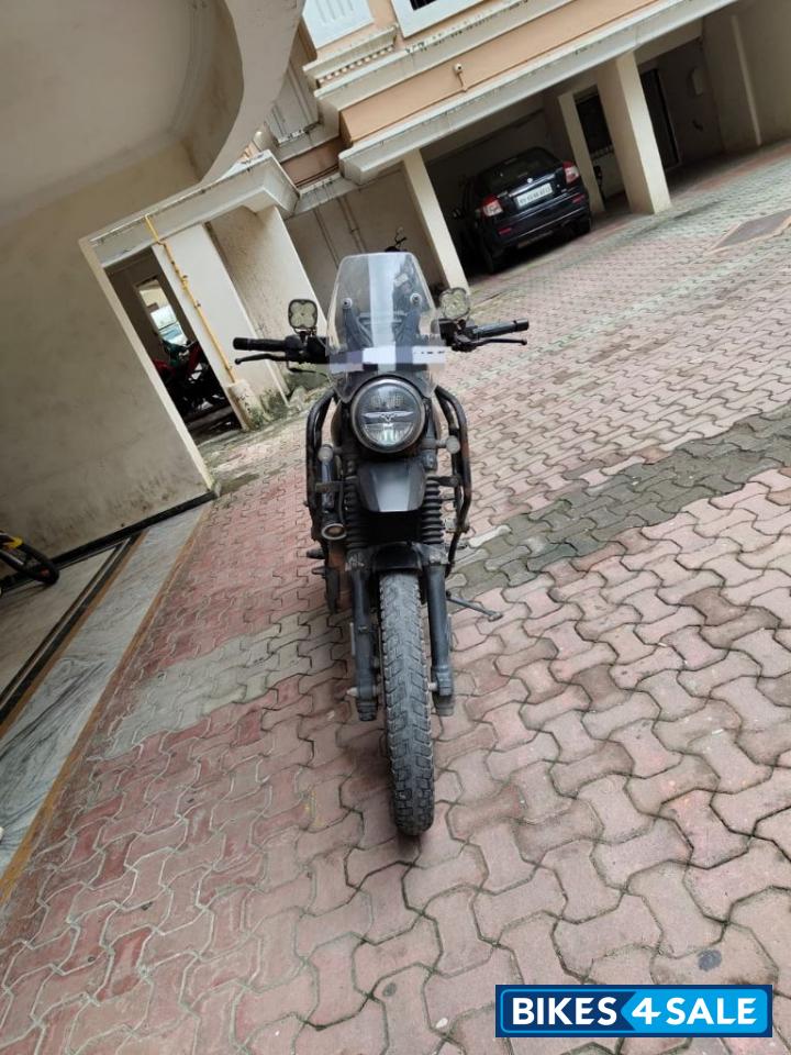 Mambo Black Yezdi Adventure Single Headlight