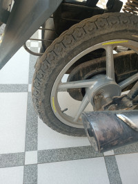 Black Bajaj Platina 100 ES BS6