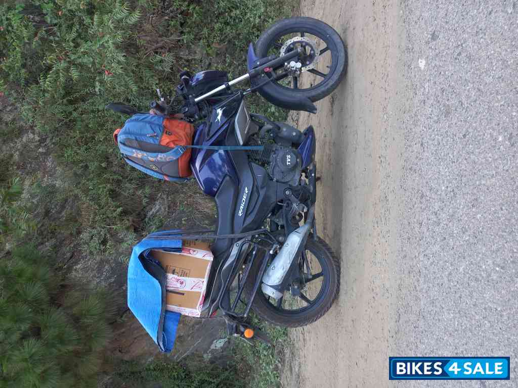 Blue TVS Raider Split Seat