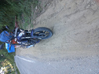 Blue TVS Raider Split Seat