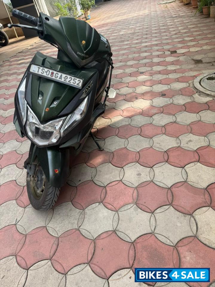 Matte Marshal Green Honda Dio Deluxe
