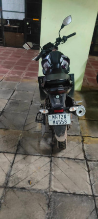 Black TVS Raider 125 Marvel Super Squad Edition