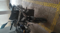 Black TVS Raider 125 Marvel Super Squad Edition