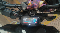 Black TVS Raider 125 Marvel Super Squad Edition