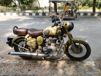 Khaki Royal Enfield Classic 500