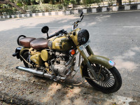 Khaki Royal Enfield Classic 500