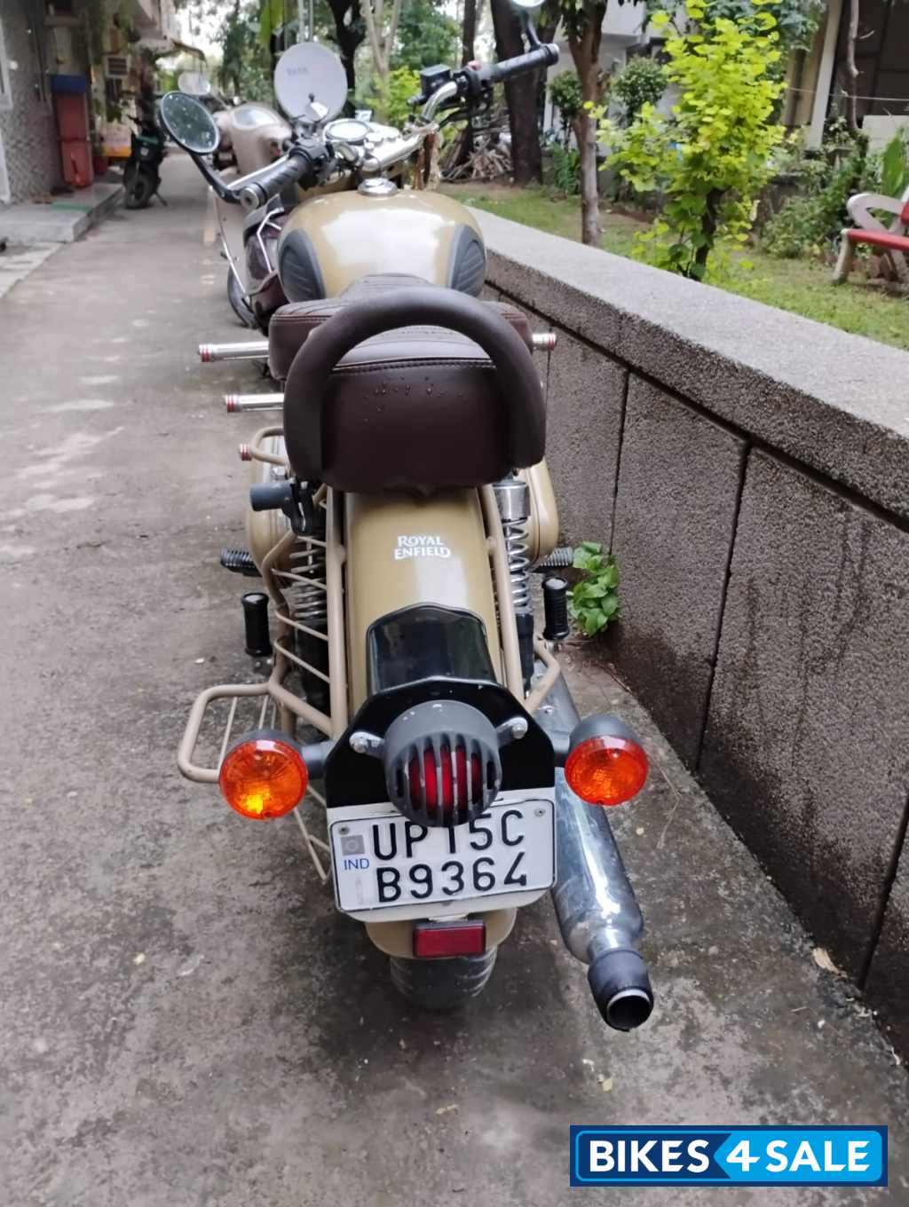 Khaki Royal Enfield Classic 500