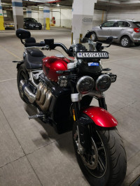 Red Triumph Rocket 3 GT