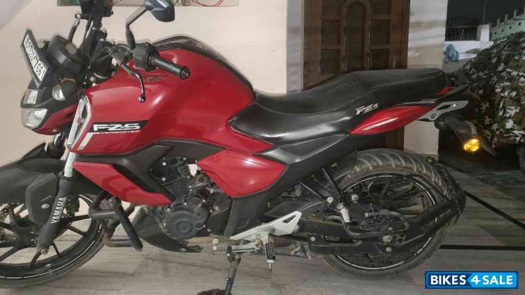 Red Yamaha FZ-S FI V3 BS6