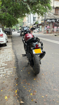 Maroon Yezdi Adventure Single Headlight