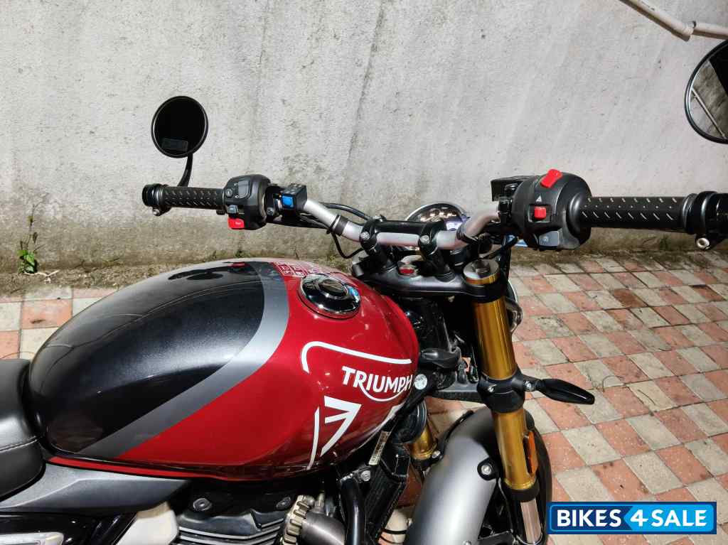 Red And Grey Triumph Speed 400