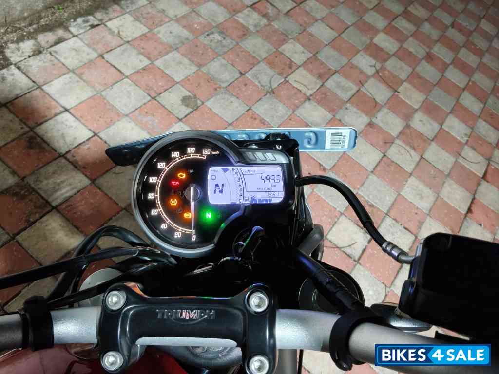 Red And Grey Triumph Speed 400