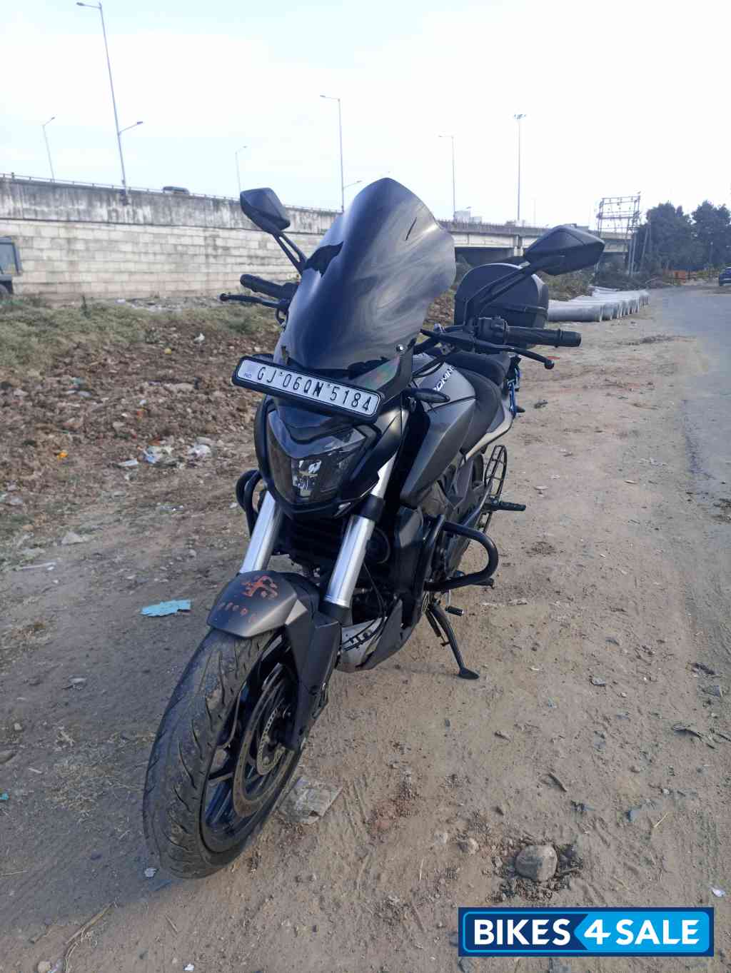 Charcoal Black Bajaj Dominar 400 ABS BS6