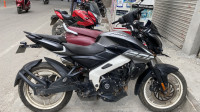 Grey And White Bajaj Pulsar NS 200 BS6