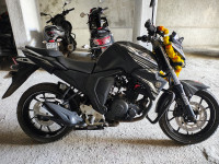 Black Yamaha FZ-S FI V2