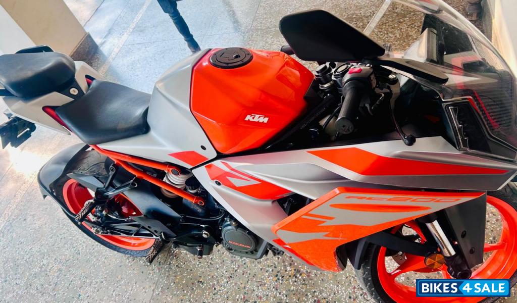 Orange And Silver KTM RC 200