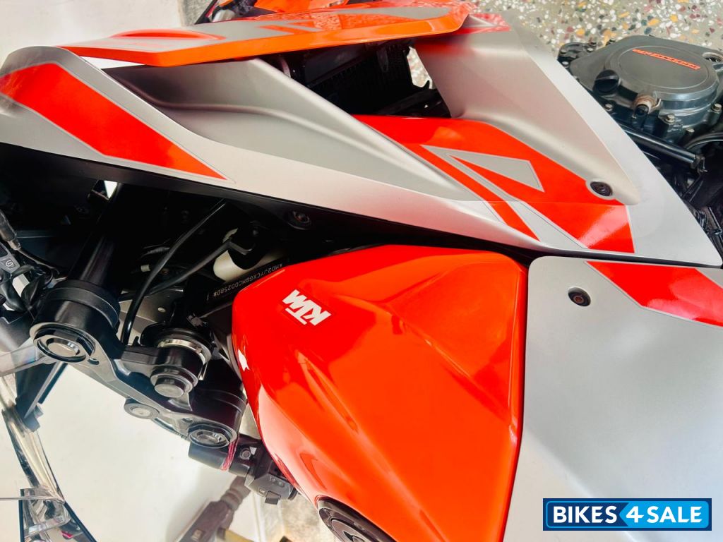 Orange And Silver KTM RC 200