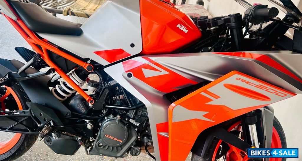 Orange And Silver KTM RC 200