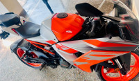 Orange And Silver KTM RC 200