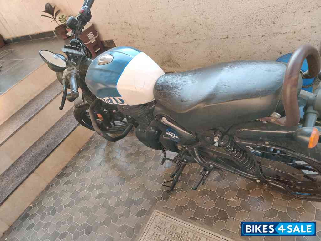 Rebel Blue Royal Enfield Hunter 350 Metro