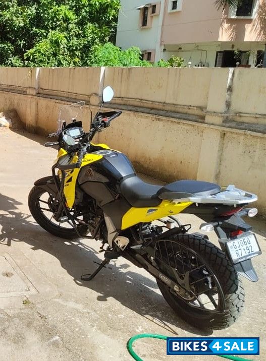 Yellow Suzuki V-Strom 250