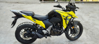 Yellow Suzuki V-Strom 250