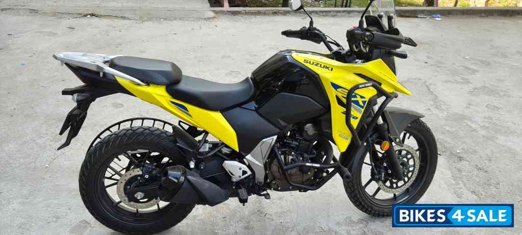 Yellow Suzuki V-Strom 250