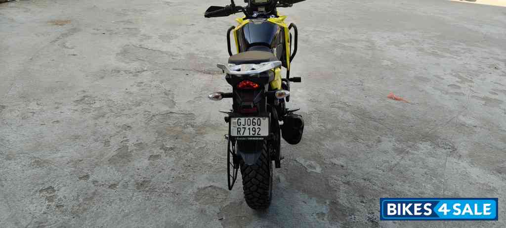 Yellow Suzuki V-Strom 250