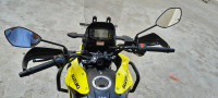 Yellow Suzuki V-Strom 250