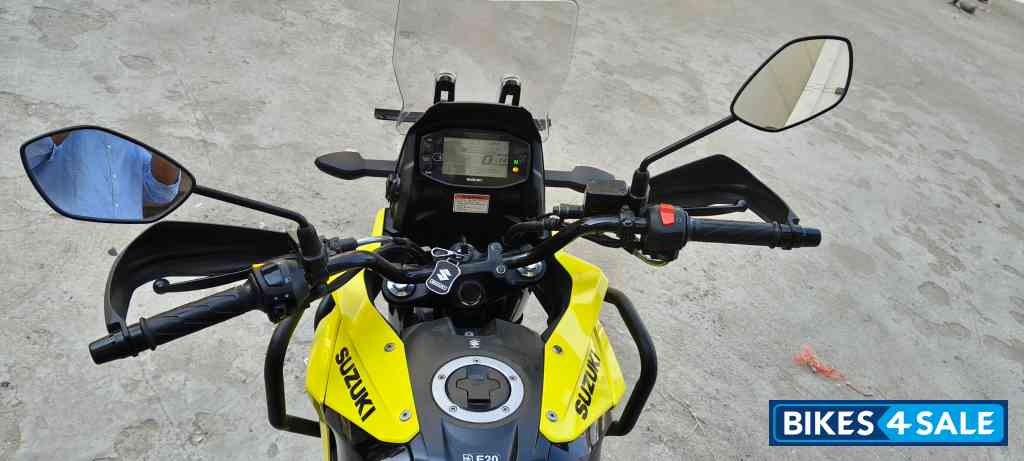 Yellow Suzuki V-Strom 250