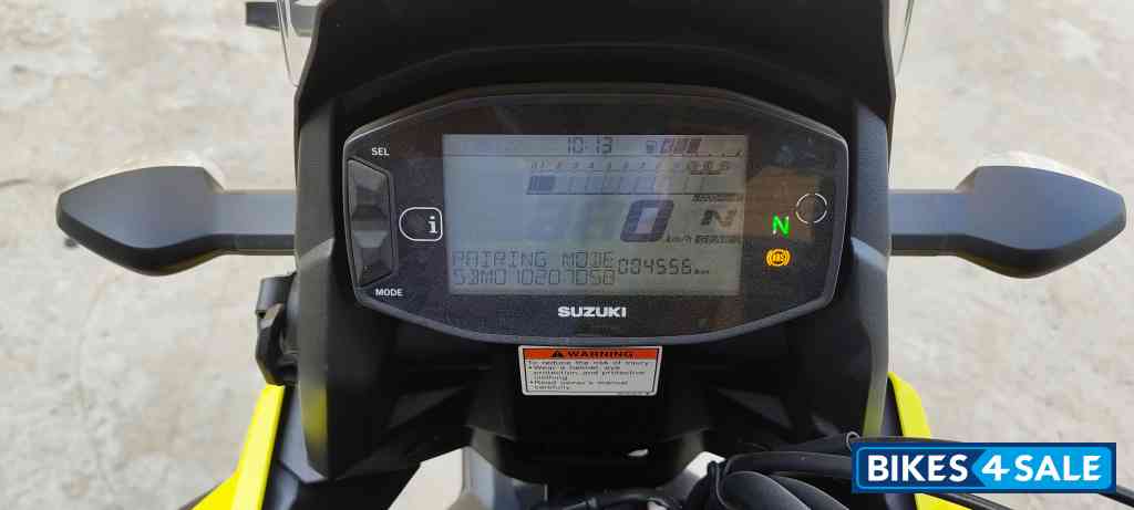 Yellow Suzuki V-Strom 250