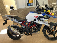 White And Blue BMW G 310 GS
