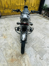 Silver Royal Enfield Bullet Electra
