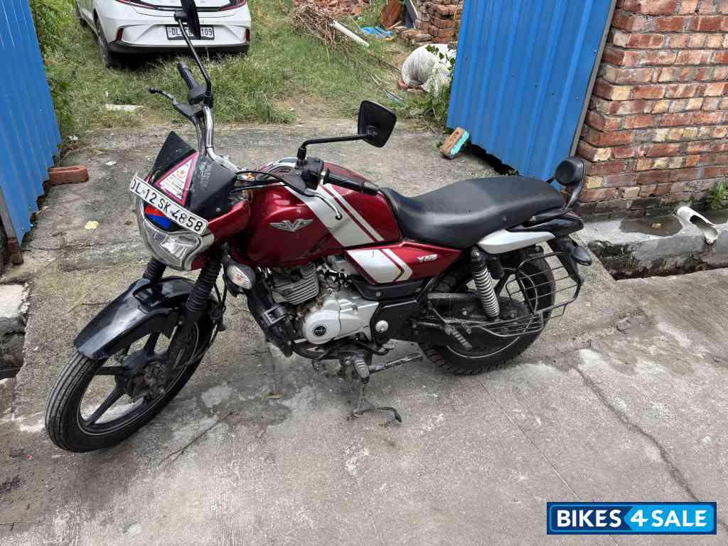 Red And Black Bajaj V12