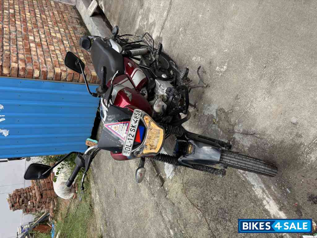 Red And Black Bajaj V12