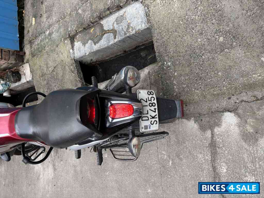 Red And Black Bajaj V12