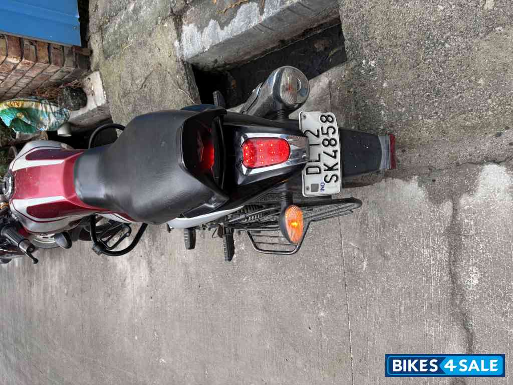 Red And Black Bajaj V12