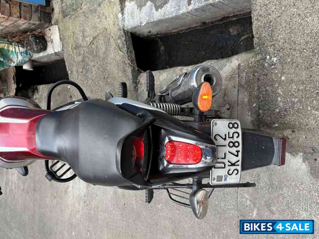 Red And Black Bajaj V12