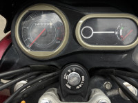 Red And Black Bajaj V12