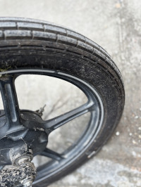 Red And Black Bajaj V12