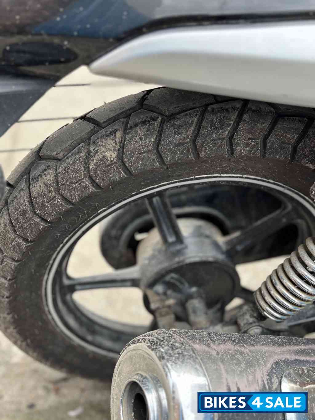 Red And Black Bajaj V12