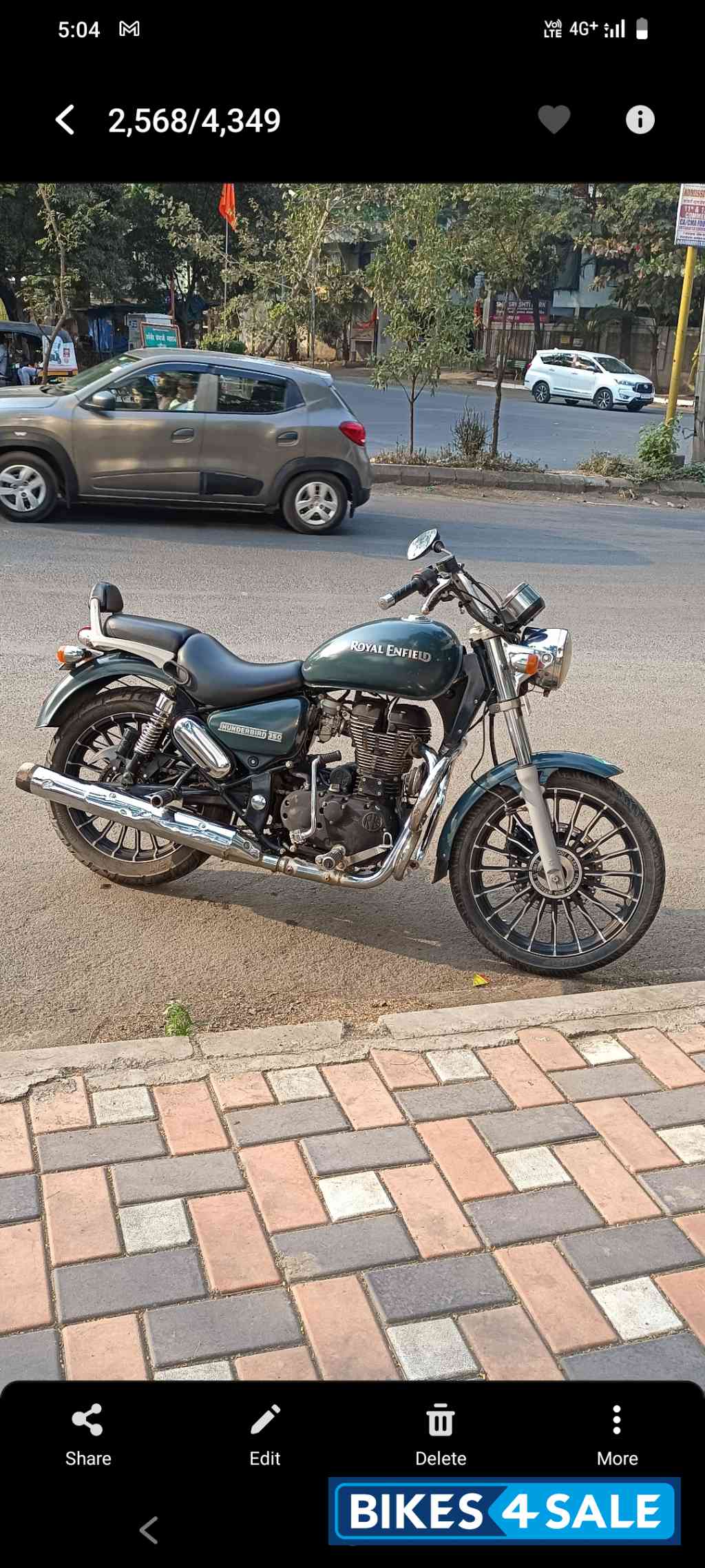 Ashpalt Royal Enfield Thunderbird 350