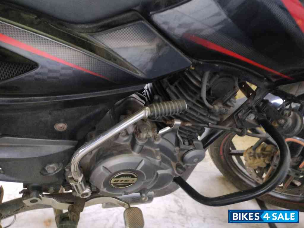 Black And Red Bajaj Pulsar 150 DTSi