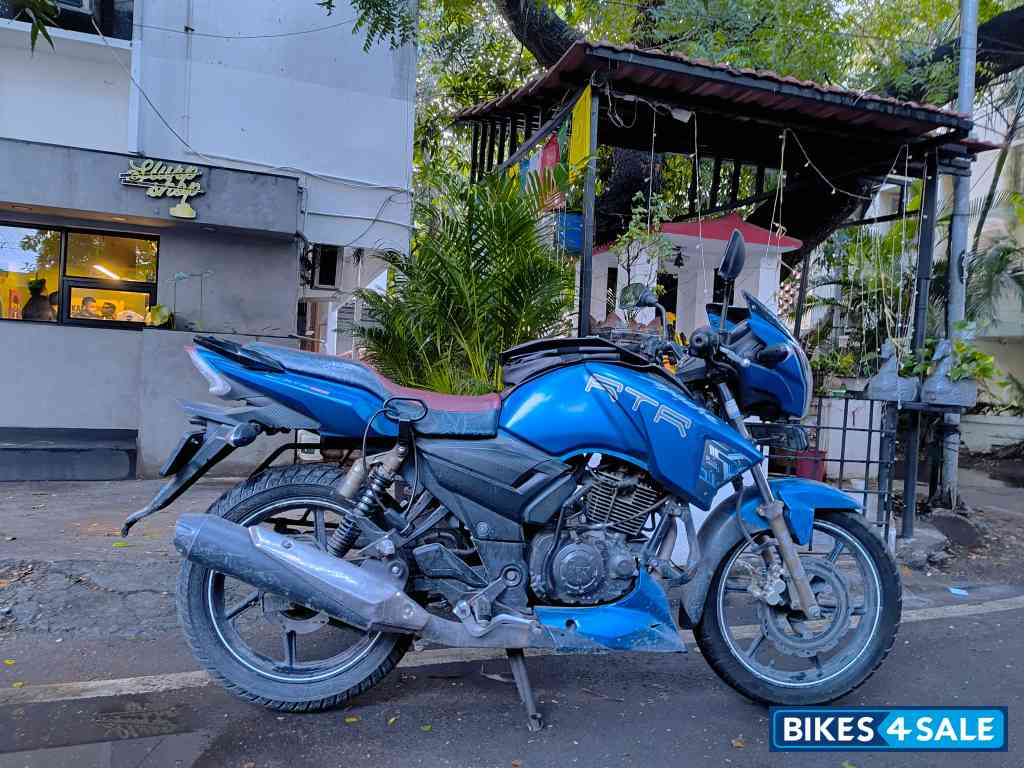Blue TVS Apache RTR 180 ABS Blue TVS Apache RTR 180 ABS