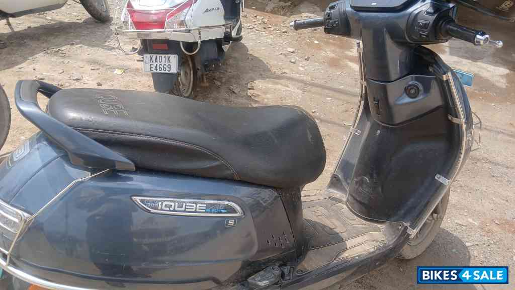 Grey TVS iQube ST