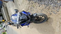 Blue Yamaha YZF R15